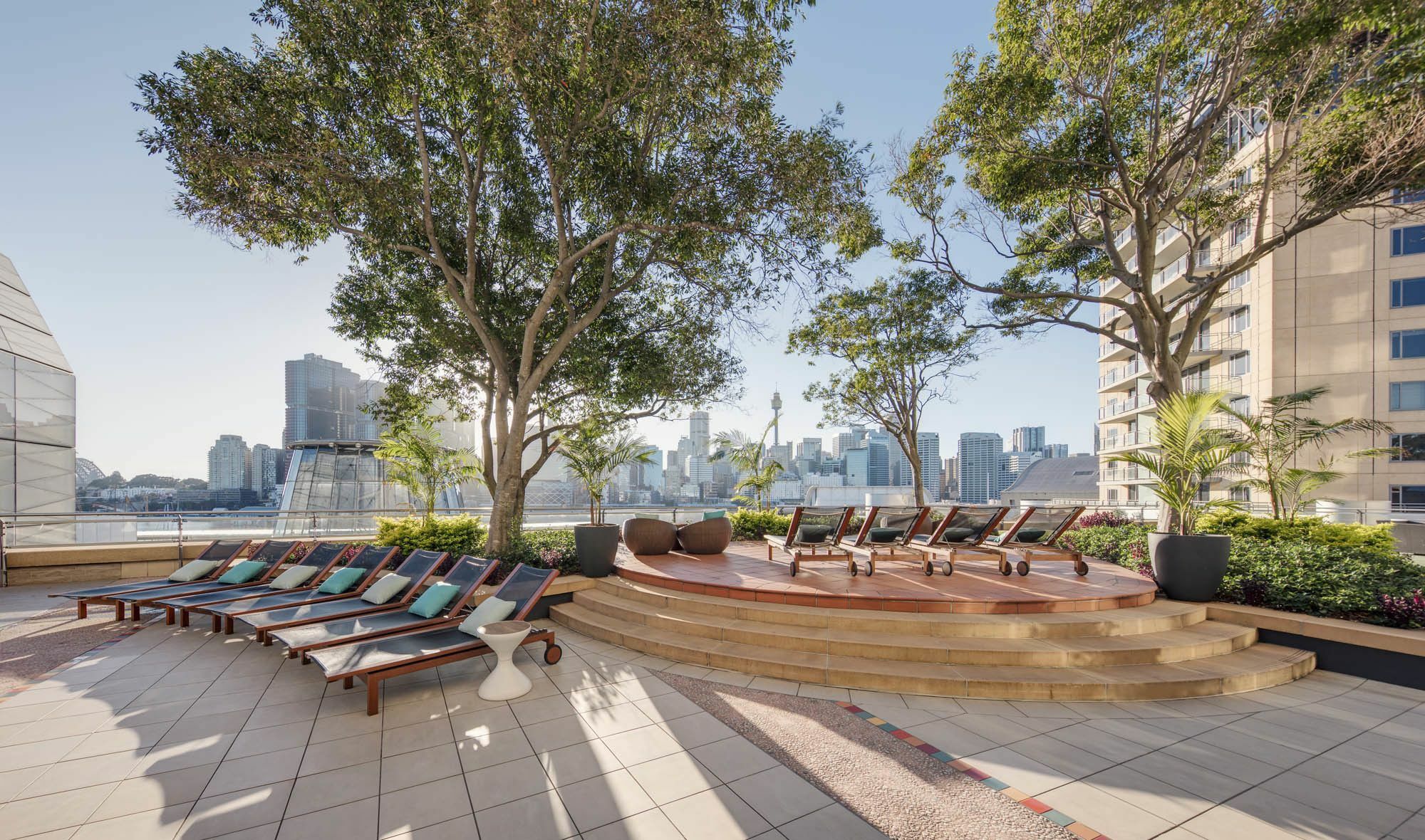 The Star Grand Hotel And Residences Sidney Exterior foto The rooftop garden